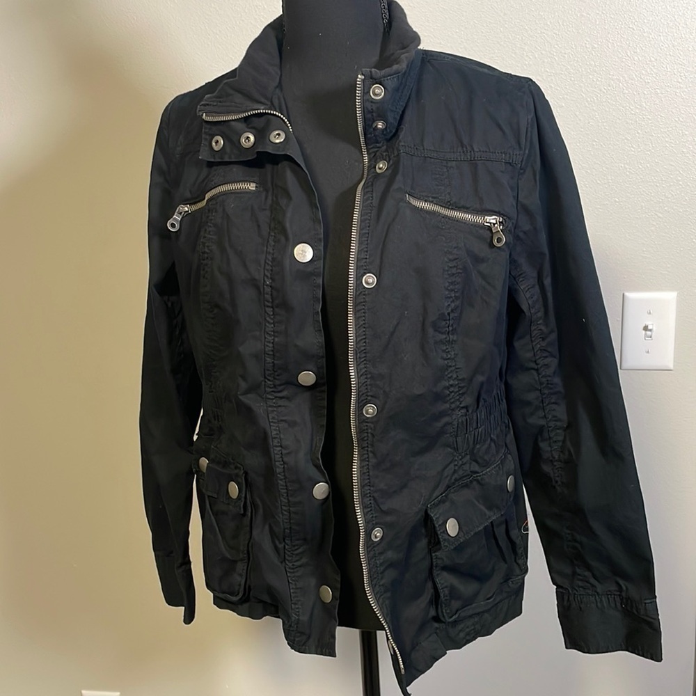 Old navy cargo zip up jacket